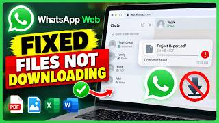 How To Fix WhatsApp Web Not Downloading Files ( 2026 - 1 Minute Fix ) screenshot 3