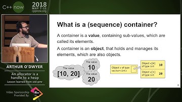 C++Now 2018: Arthur O