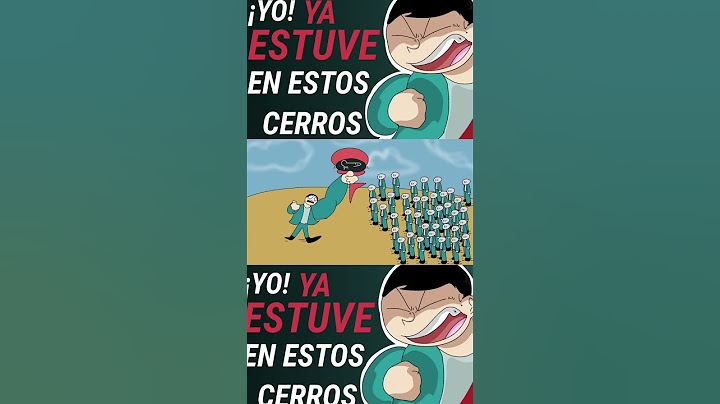 YO YA ESTUVE EN ESTOS CERROS / créditos a @papon_yt #animacion #shorts #squidgame #memes #fyp