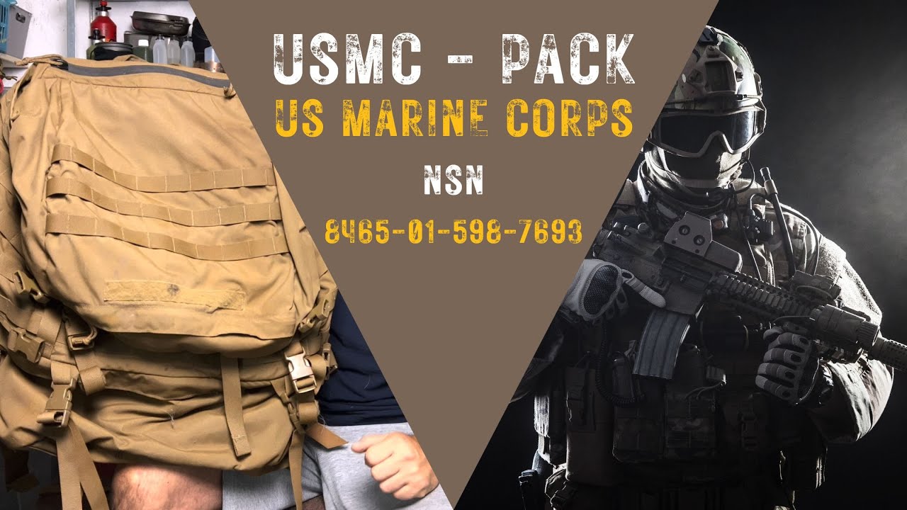 USGI USMC Pack System FILBE - NSN 8465-01-598-7693 