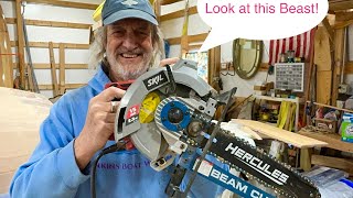 How to Assemble and Use The Beam Saw Chainsaw Circular Saw