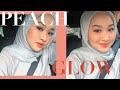 Fresh Peach Glow Makeup Tutorial | Kiara Leswara