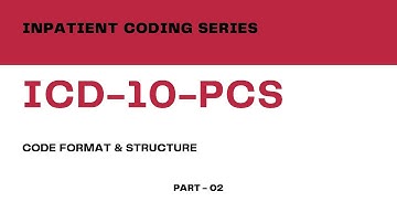 Inpatient Coding Training Series: ICD-10-PCS - Part 02_ICD 10 PCS Code Format & Structure