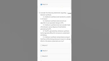 Week 1 | Assignment 1 | Solutions | VLSI DESIGN FLOW : RTL to GDS by sneh saurabh