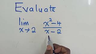Download Lagu Evaluate the limit as x approaches 2 of x²-4/x-2 MP3