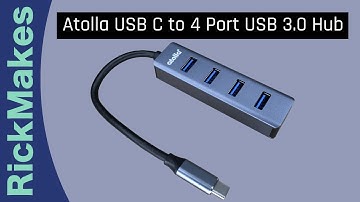 Atolla USB C to 4 Port USB 3.0 Hub