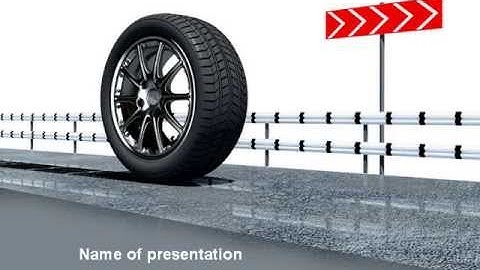 Tire Change PowerPoint Template by PoweredTemplate.com