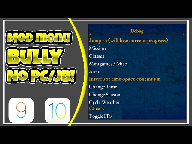 Bully SE Mods - Anniversary Edition Styled Main Menu For PC! 