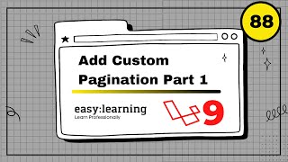 Laravel 9 Project #88 | Add Custom Pagination Part 1