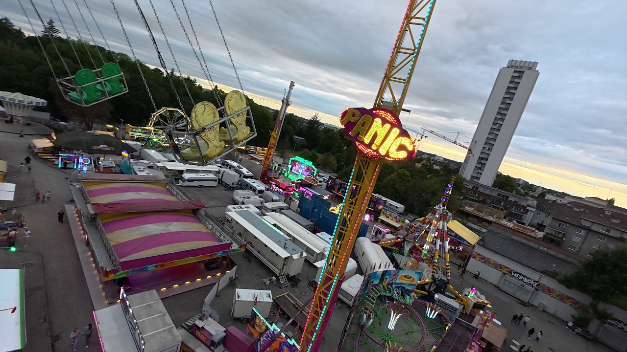 AK RIDES Sky Flyer (Radosztics) Herbst Volksfest Wels 2025 POV Onride