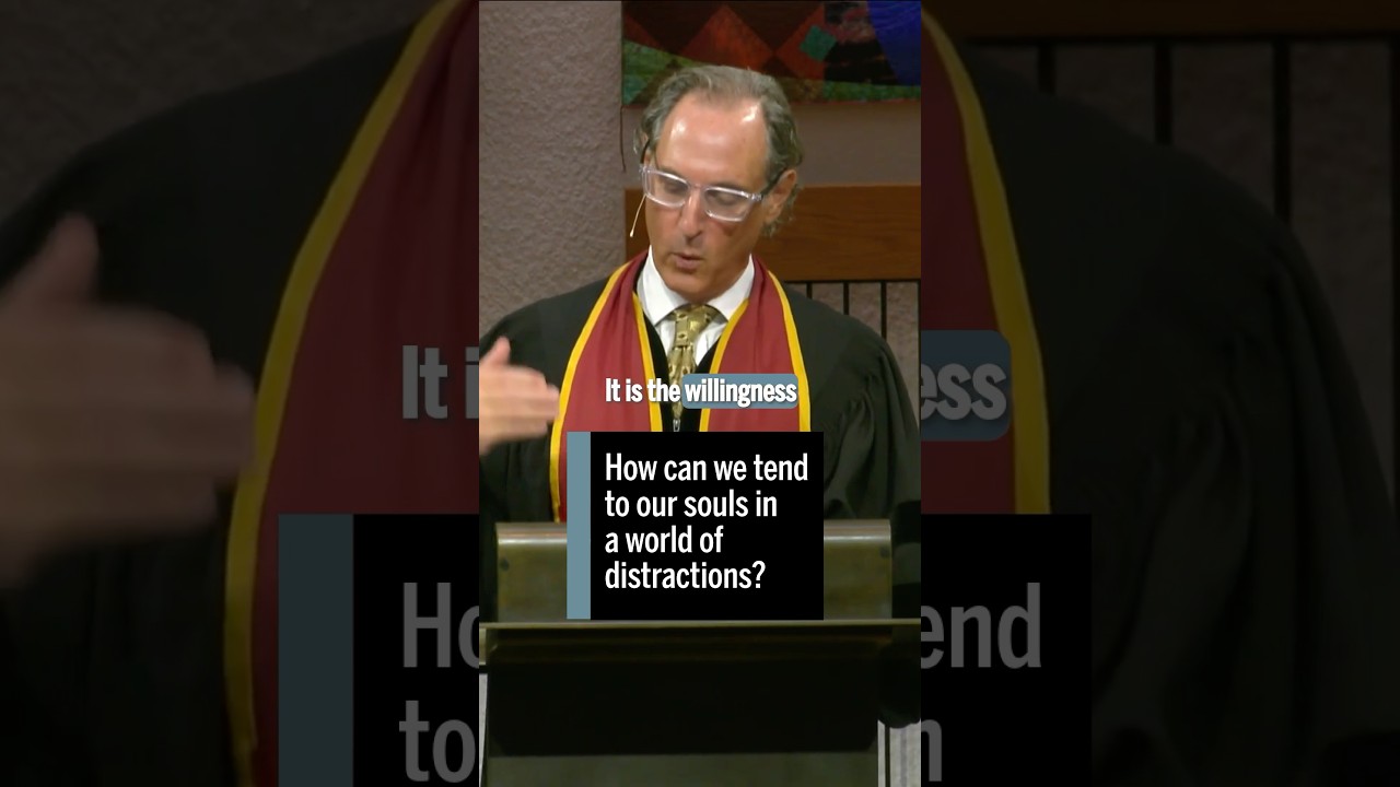 How can we tend to our souls in a world of distractions?