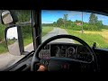 Awesome POV Driving, tight roads, Vätö to Norrtälje - Scania g490 & Trailer