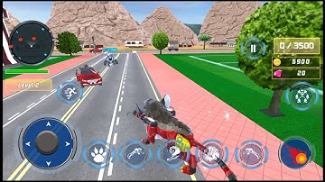 Lion Robot Car Games 3D - Android Gameplay