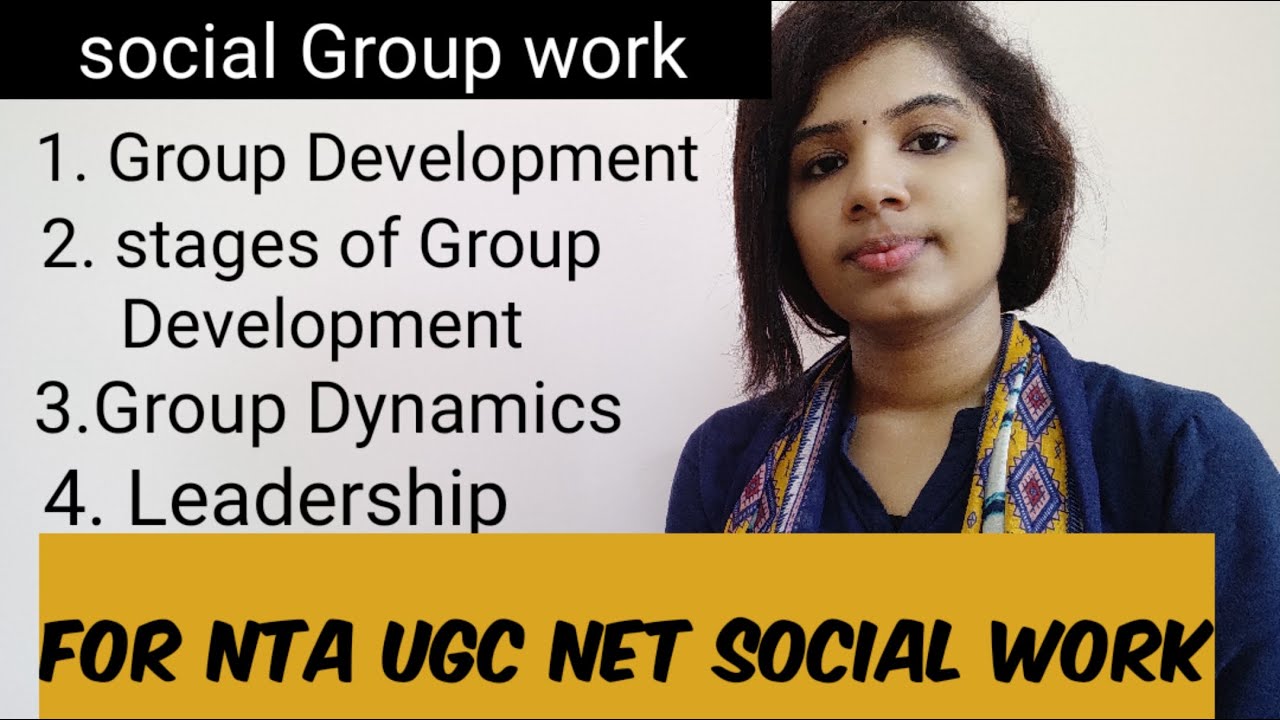 Social work UGC NTA NET/JRF- social Group work