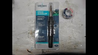 butane soldering iron unboxing and review