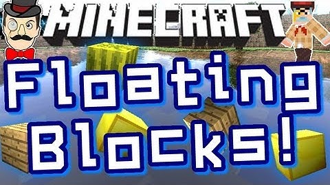 Minecraft FLOATING BLOCKS ! Amazing Physics Mod !
