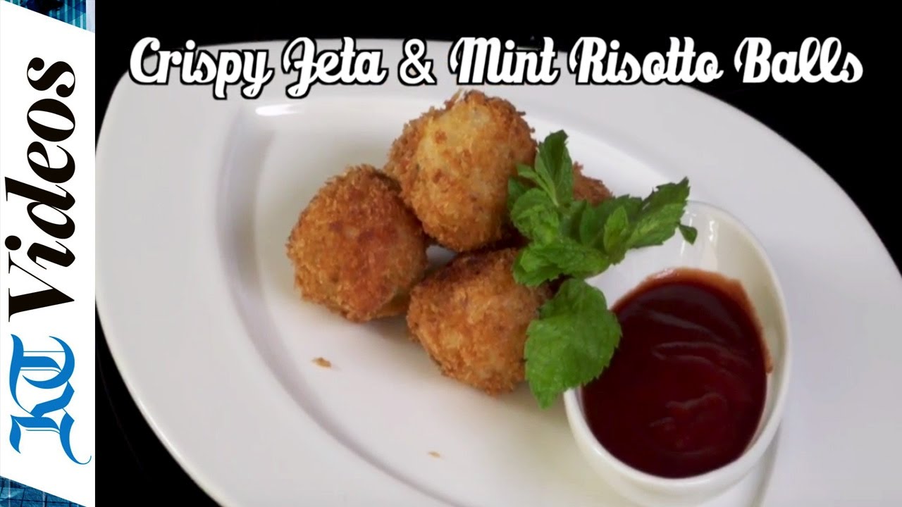 How To Make Crispy FEAT And MINT RISOTTO BALLS Food Recipe YouTube