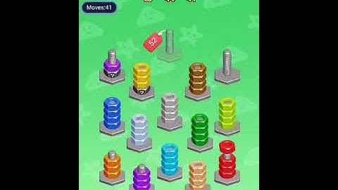 Nut Sort Puzzle Level 1011 - 1020 Walkthrough