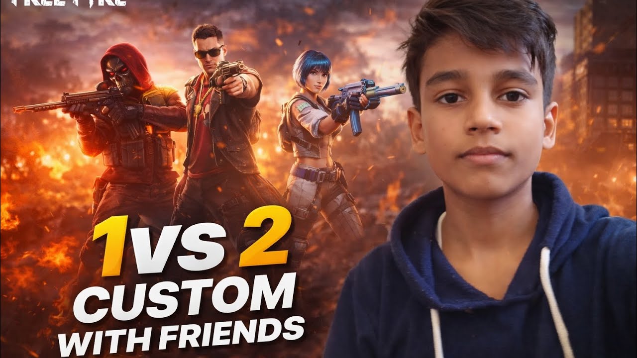 Free Fire Montage 💥 | 1vs 2 Custom With Friends | Pro Clips
