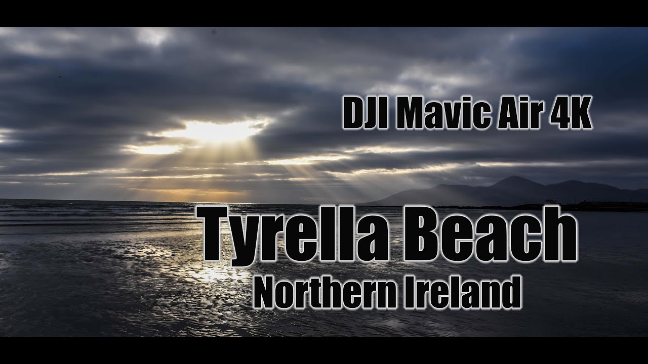 Tyrella Tyrella Beach, County Down - Northern Ireland | Drone Flight (DJI Mavic ...