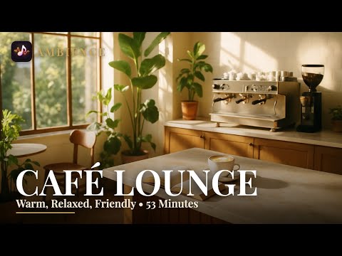 Café Lounge • Warm, Relaxed, Friendly Background Music for Café | 53 Minutes