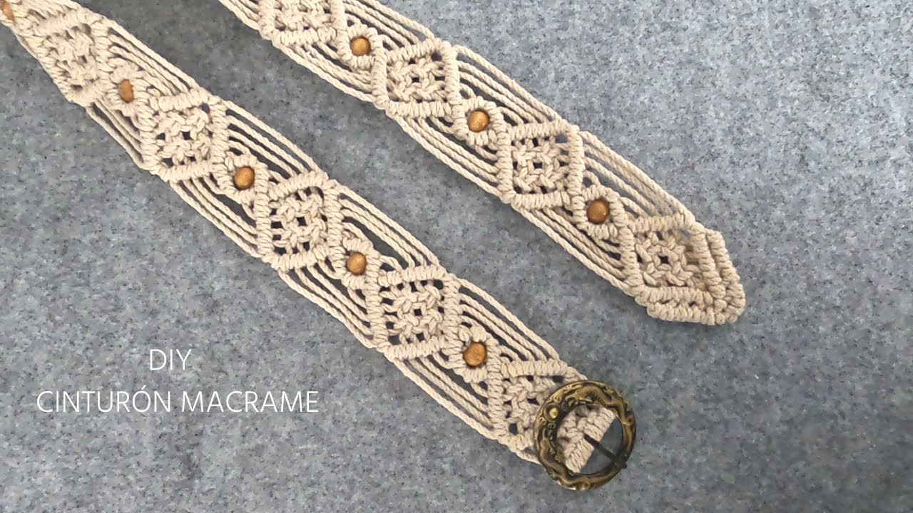 📌📌 TUTORIAL FACIL Y RAPIDO DE CORREA #MACRAMEVIRAL /MACRAME PASO A PASO 