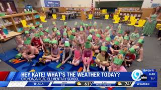 "Hey Kate! What's the weather today?" from the Onondaga Rd. Elementary  Kindergarteners