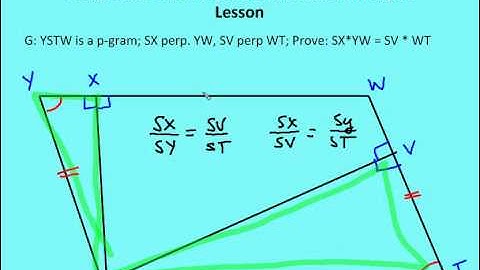 8.4 Congruence and Proportion in Similar Triangles (Lesson)