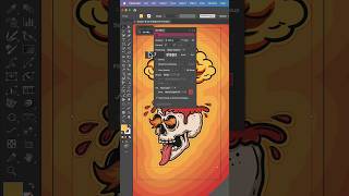 Quick and easy offsets in illustrator #adobeillustrator #designtips #illustrator #shorts