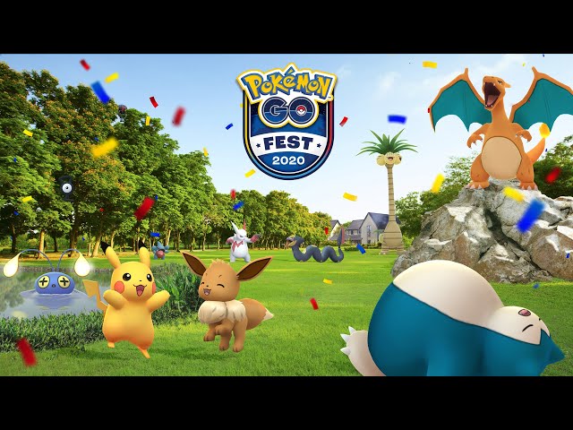 Celebração das Festas do Pokémon GO 2020 com Pokémon temáticos de