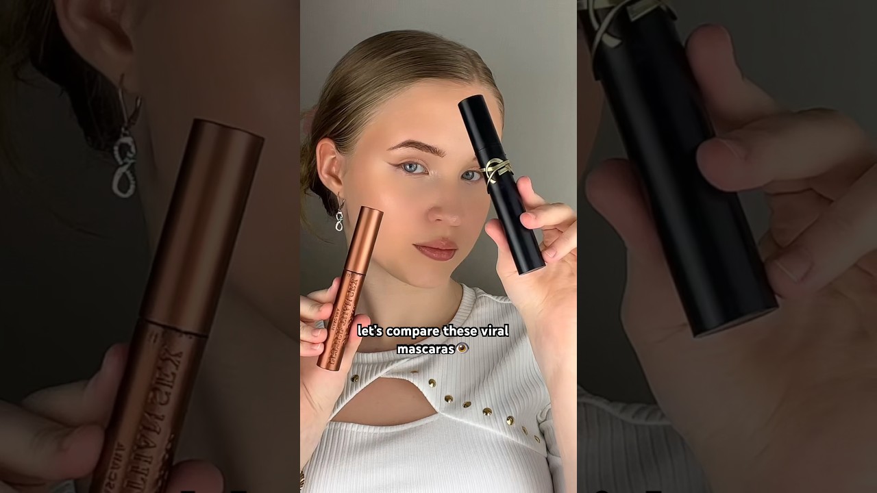 Too Faced vs YSL mascara comparison👁️ 