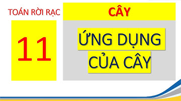 015F TOÁN RỜI RẠC Ứng dụng của cây