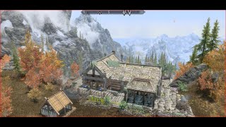Scholar's Retreat No Load Door Home With Library  Skyrim Special Edition/AE Player Home