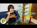 レオくんが流しそうめんをたべるよ！そうめんスライダー タワーズロック そうめんアドベンチャー！ トイキッズ