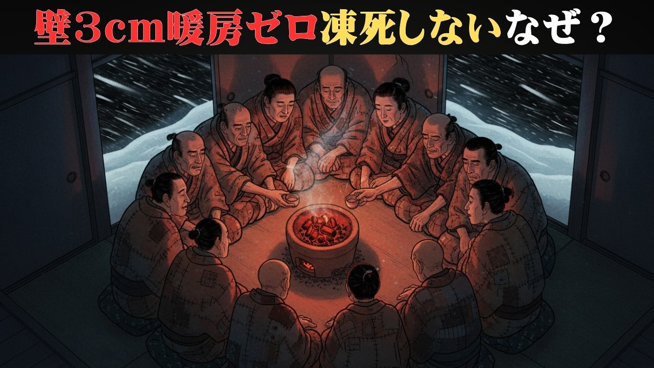 [江戸の秘密] 紙の服と味噌汁一杯で氷点下を生き延びた江戸庶民の真実