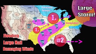 Massive Storm Coming! - Damaging Winds, Large Hail & Flooding - The WeatherMan Plus Weather Channel