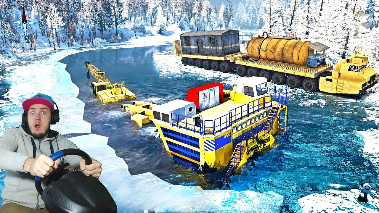 ПРИЕХАЛ БЕЛАЗ - ДОСТАЛИ РЖАВУЮ ТЕХНИКУ СО ДНА РЕКИ ЗИМОЙ - SPINTIRES