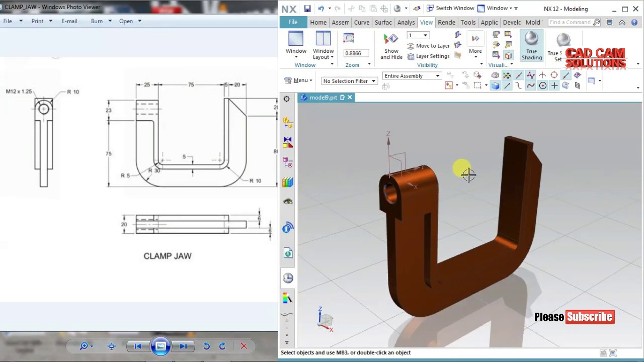 NX ASSEMBLY G CLAMP ASSEMBLY CLAMP JAW YouTube
