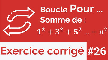 Exercice corrigé #26 : Somme d
