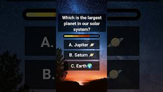 🌌 Space &amp; Galaxy Quiz | Test Your Solar System Knowledge 🚀
