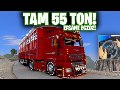 55 TON YÜK VİRAJLI ÖLÜM YOLLARI 🔥 ETS 2 MERCEDES AXOR 1840 |  Ets 2 Mod  | Logitech G29