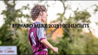 Edward Merz-Class of 2024- Junior season- College Soccer Recruitment Video