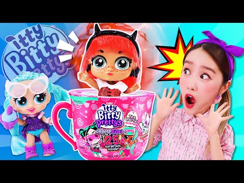 이티비티 프리티 서프라이즈 심쿵 티파티 인형 랜덤 뽑기 놀이 <strong>Itty</strong> Bitty Prettys