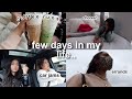 a few days in my life - back to school, chores, unboxing, coffee runs