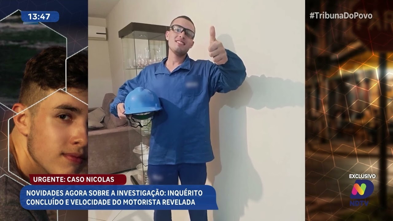 Novidades no Caso Nicolas: laudo pericial confirma velocidade de motorista