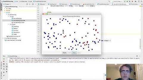 Social Distancing Simulation in JavaFX: 5 - Collisions and Changing States