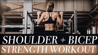 Shoulder + Bicep Strength Workout | HIITBURN Strength