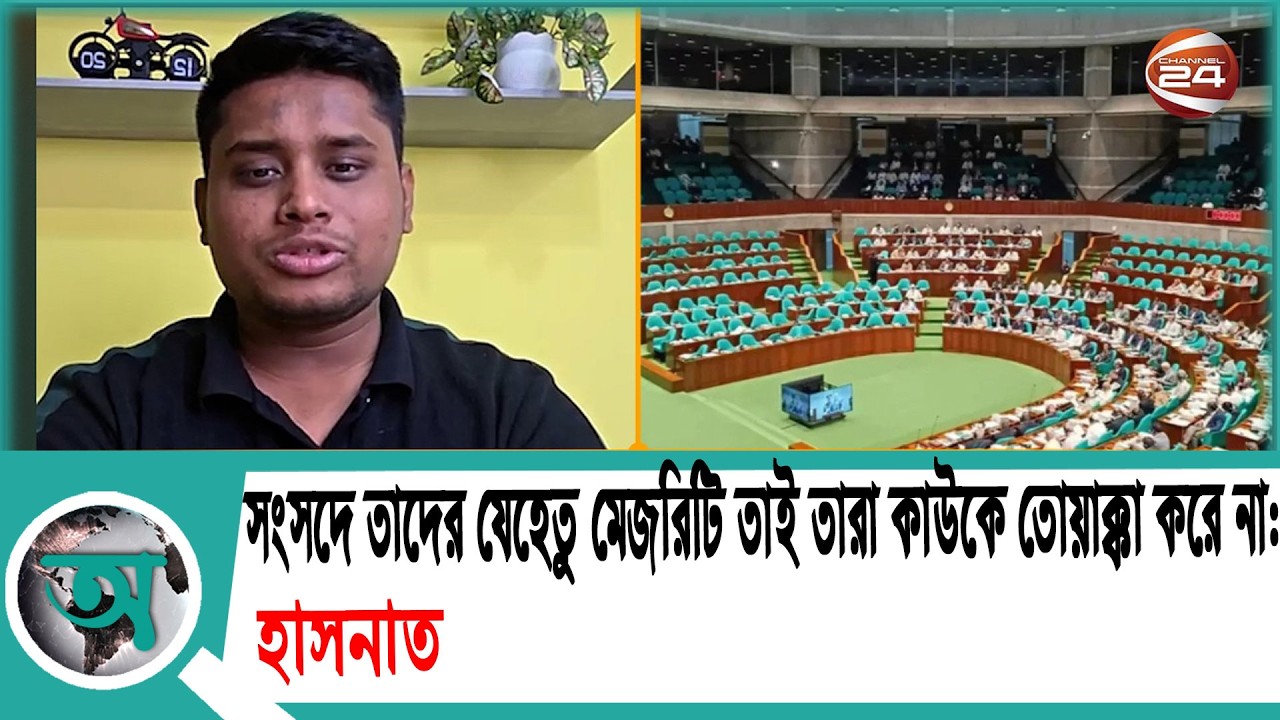 সংসদে তাদের যেহেতু মেজরিটি তাই তারা কাউকে তোয়াক্কা করে না: হাসনাত | Hasnat Abdullah
