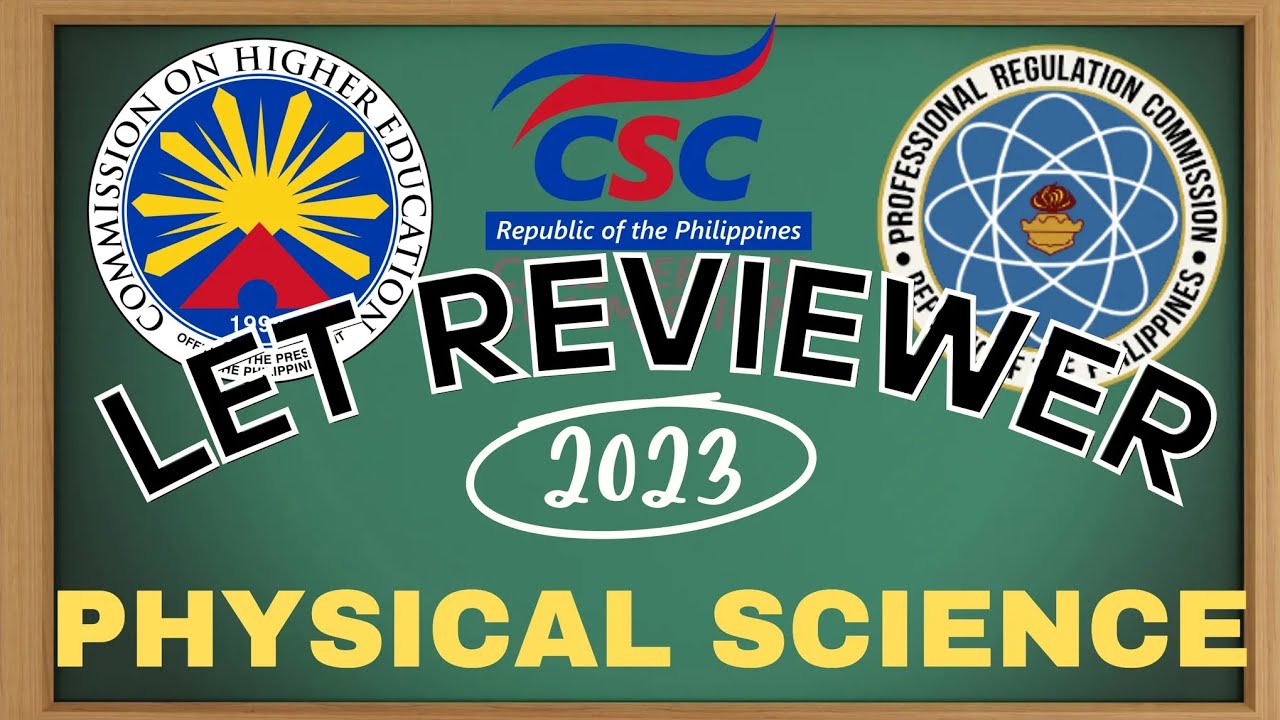 LET Reviewer in General Education 2023 Physical Science with Answers