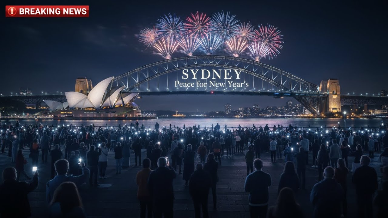 🔴 BREAKING NEWS: Sydney sends a message of peace for New Year's after the Bondi terror attack..